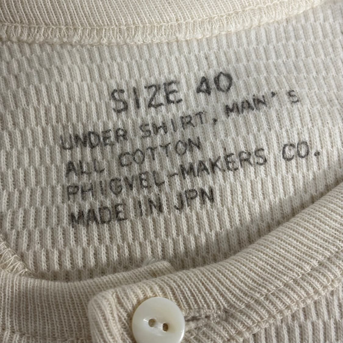 40/3) 피그벨 써멀 와플 헨리넥 상품이미지5