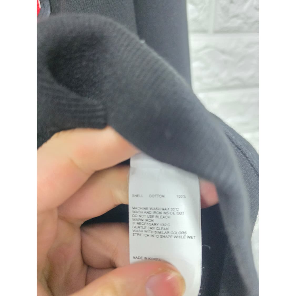 택포_ 키르시 체리 맨투맨 블랙 XL 상품이미지3