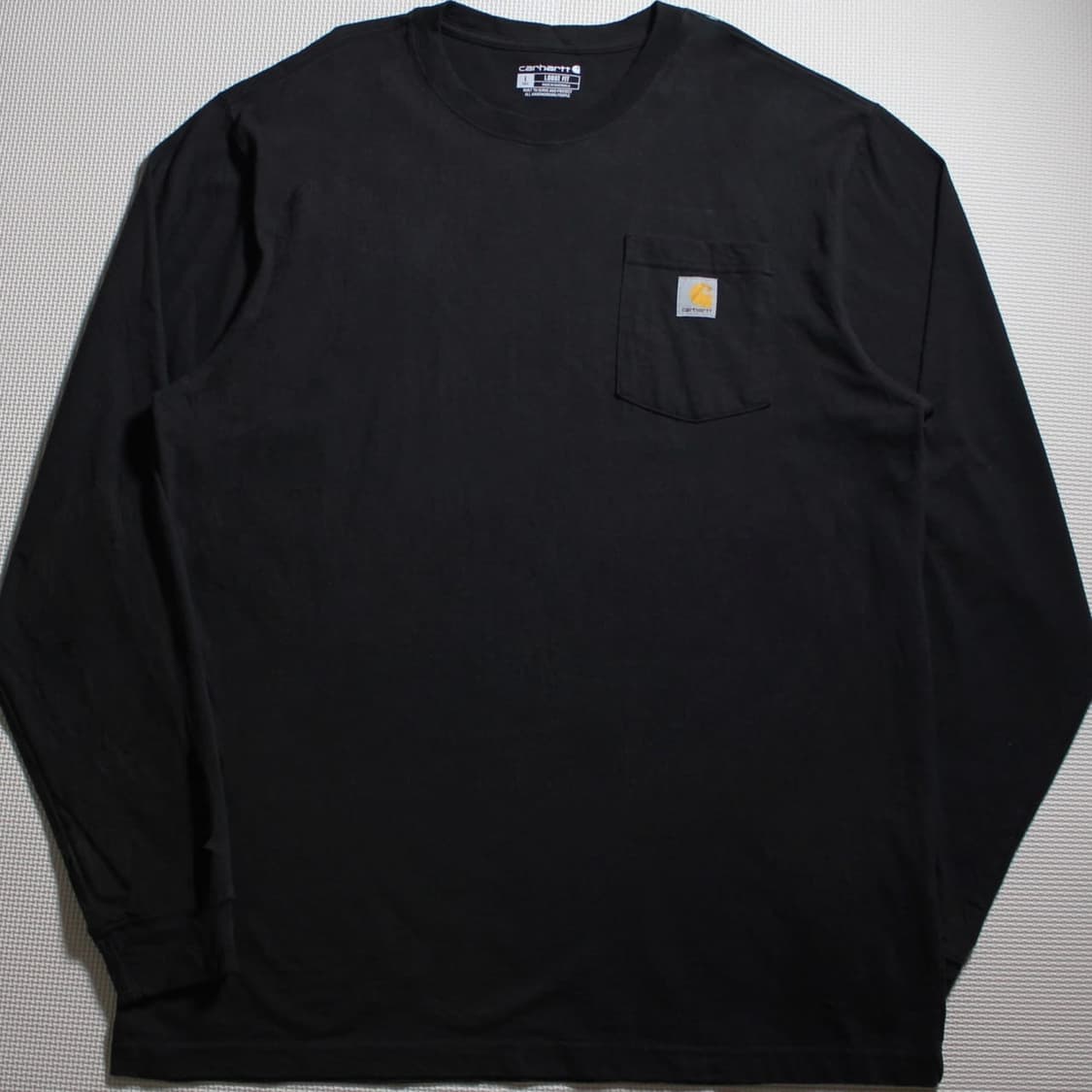 Carhartt 칼하트 블랙 원포켓 롱슬리브  상품이미지1