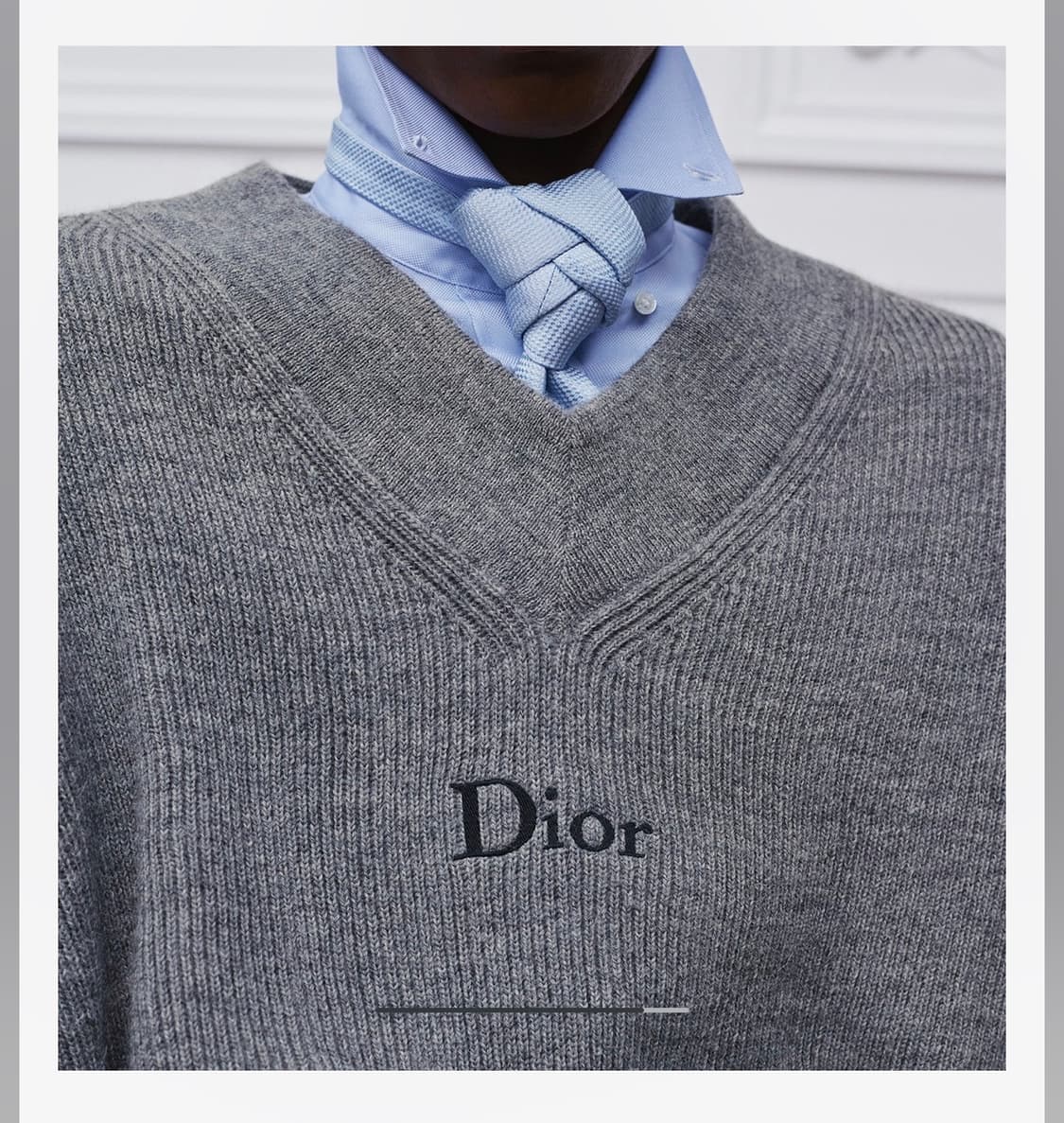 디올 자수 스웨터, 오버사이즈 핏 상품이미지8