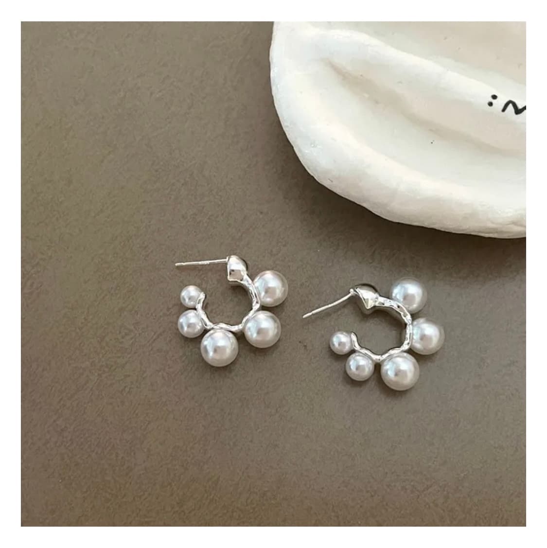 진주 925실버 귀걸이(새상품) 상품이미지4