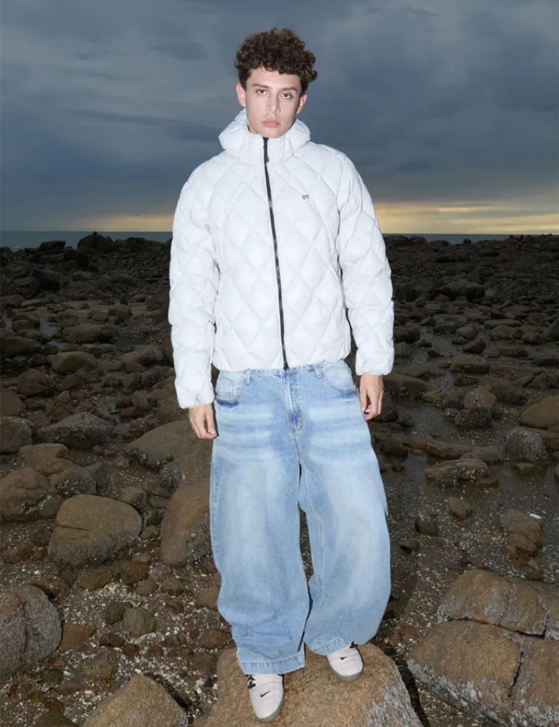 OY 오와이 다이아몬드 퀄팅 패딩 자켓 새상품 상품이미지2