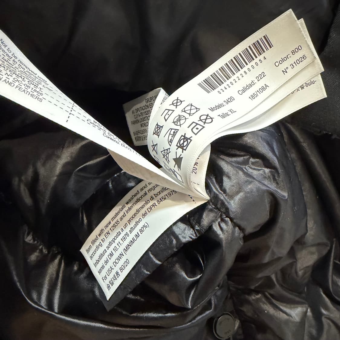 마시모두띠 유틸리티 덕다운 패딩 자켓 상품이미지3