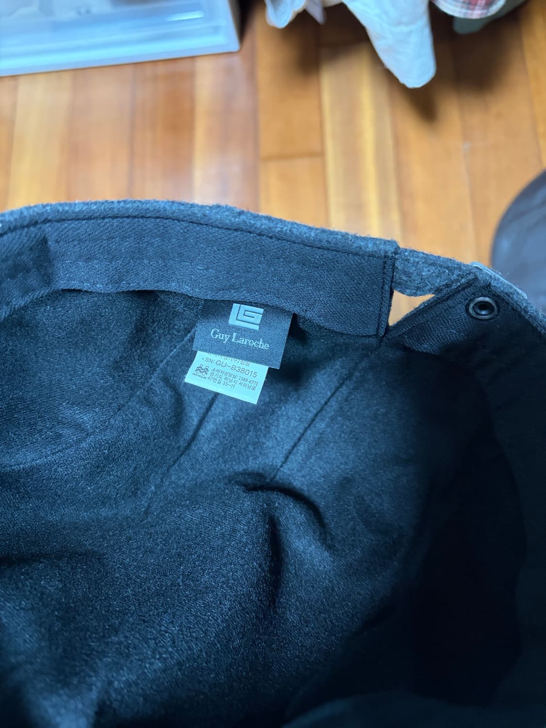 체크 무늬 헌팅캡 상품이미지3