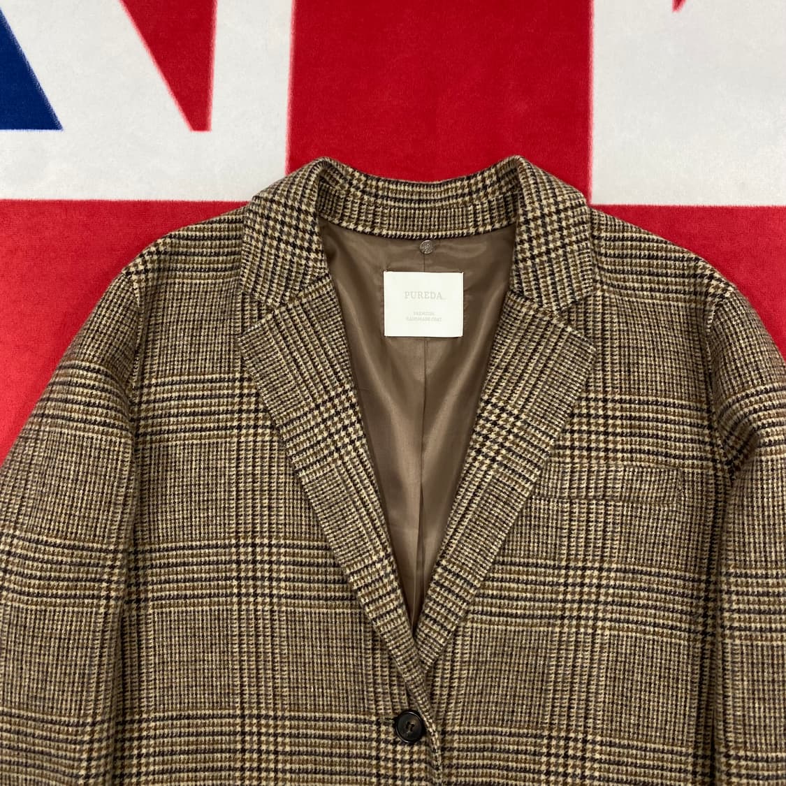 퓨어다 핸드메이드 울 블레이져 여성 FREE 상품이미지3