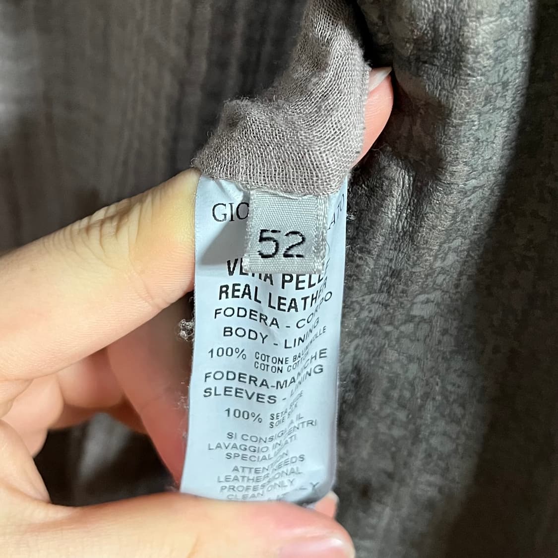 Giorgio Brato Leather Jacket 상품이미지5