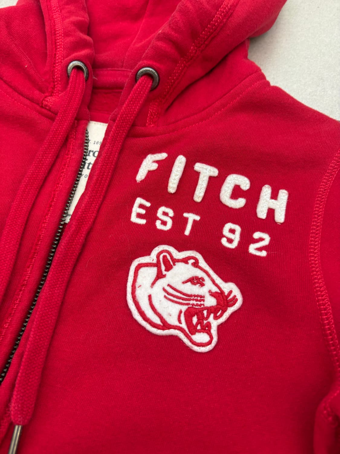 아베크롬비 피치 후드집업 레드 상품이미지4