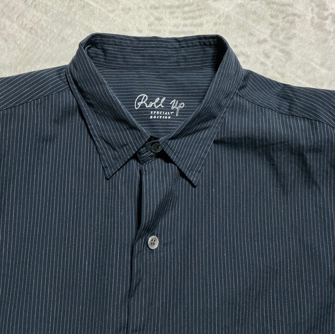 [판매] 포터클래식 롤업 핀 스트라이프 셔츠 - L 상품이미지2