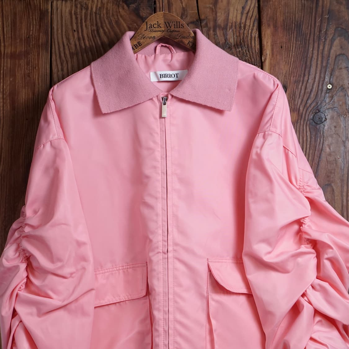 Birrot 셔링 봄버 자켓 상품이미지4