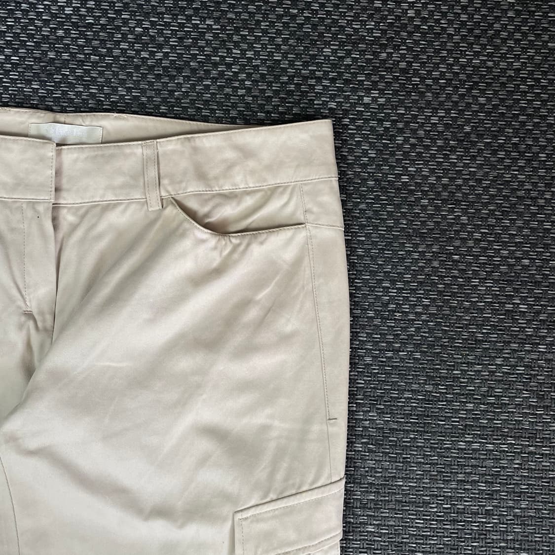 (32) S 막스마라 베이지 카코 코튼팬츠 상품이미지3