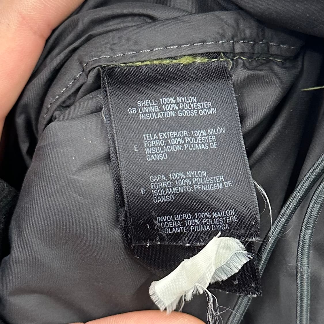 XL 노스페이스 눕시 700 카키 패딩 상품이미지5