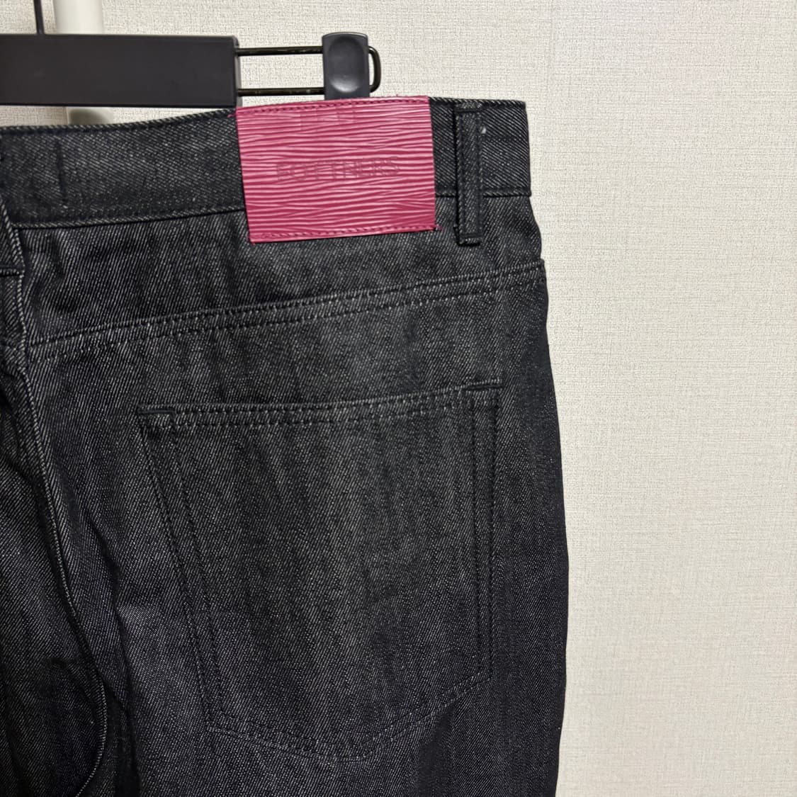 (민트급) 포트너스 투턱 와이드 블랙 진 / 블랙, XL 상품이미지7