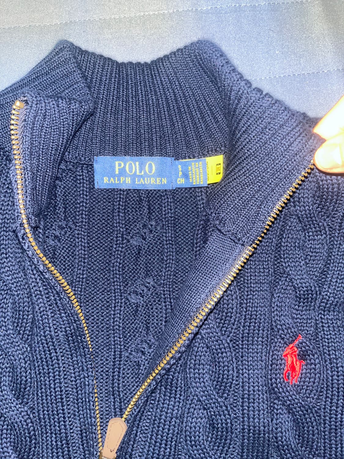 폴로 꽈배기니트 상품이미지5