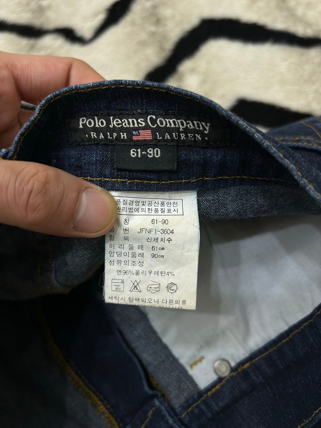 [24]Polo Jeans 데님 미디 스커트/진청 상품이미지4