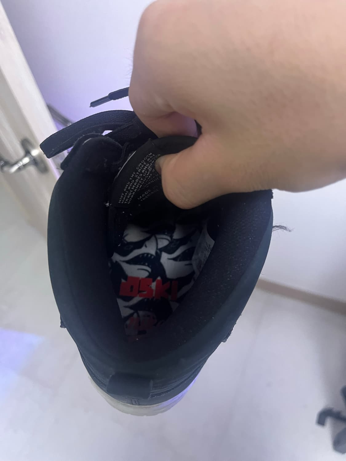 나이키 sb 오스키샤크 블랙 260 상품이미지6