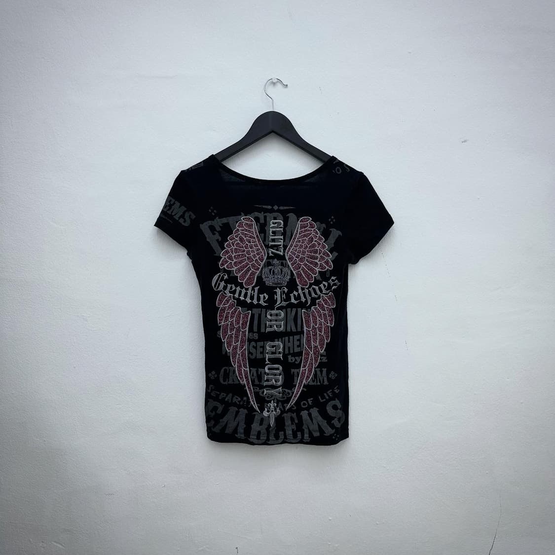  Glitz back wing print short 상품이미지6