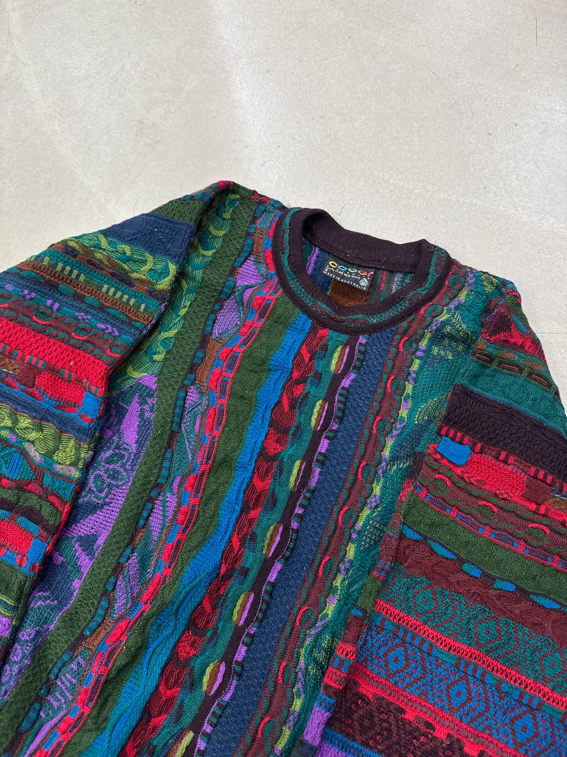 쿠지 케이블 니트 S 상품이미지2