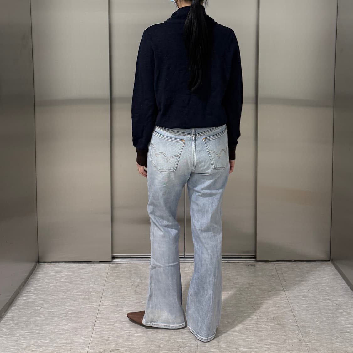 JPN stripe turtle neck sweater 상품이미지10