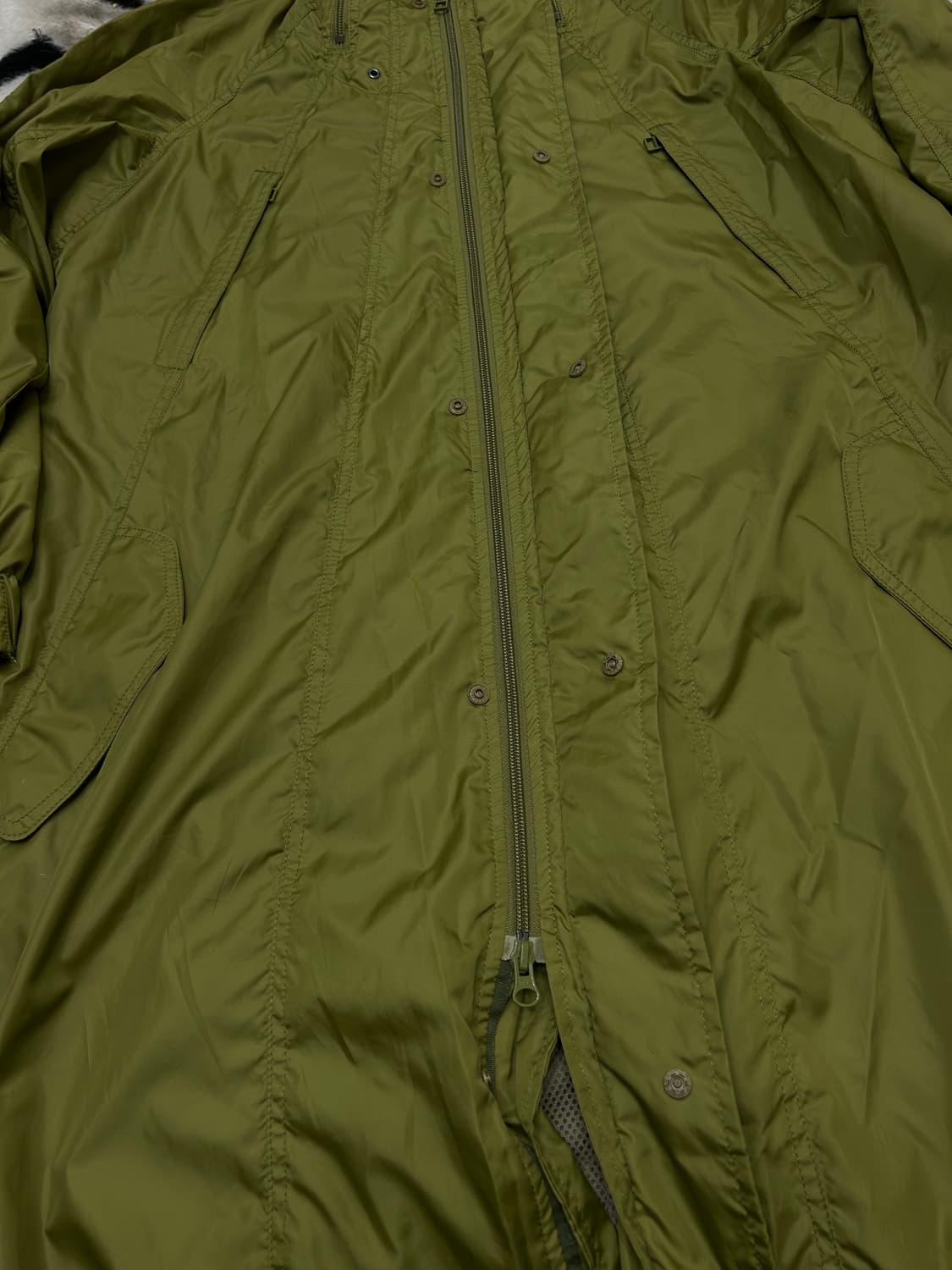 [2]이세이미야케 Fete 아카이브 파라슈트 롱 자켓/카키올리브 상품이미지5