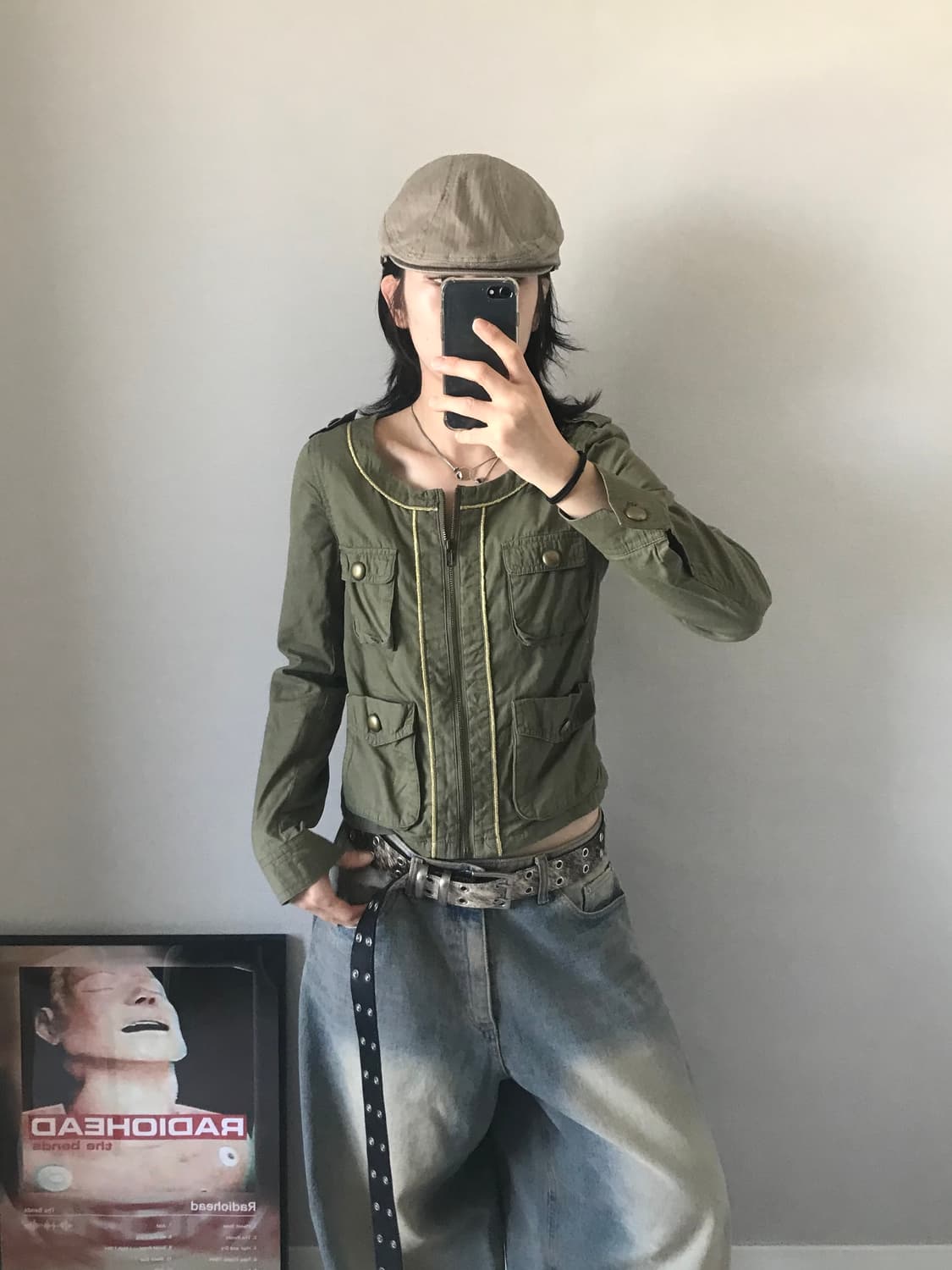 JPN 포켓 카키 자켓 상품이미지3