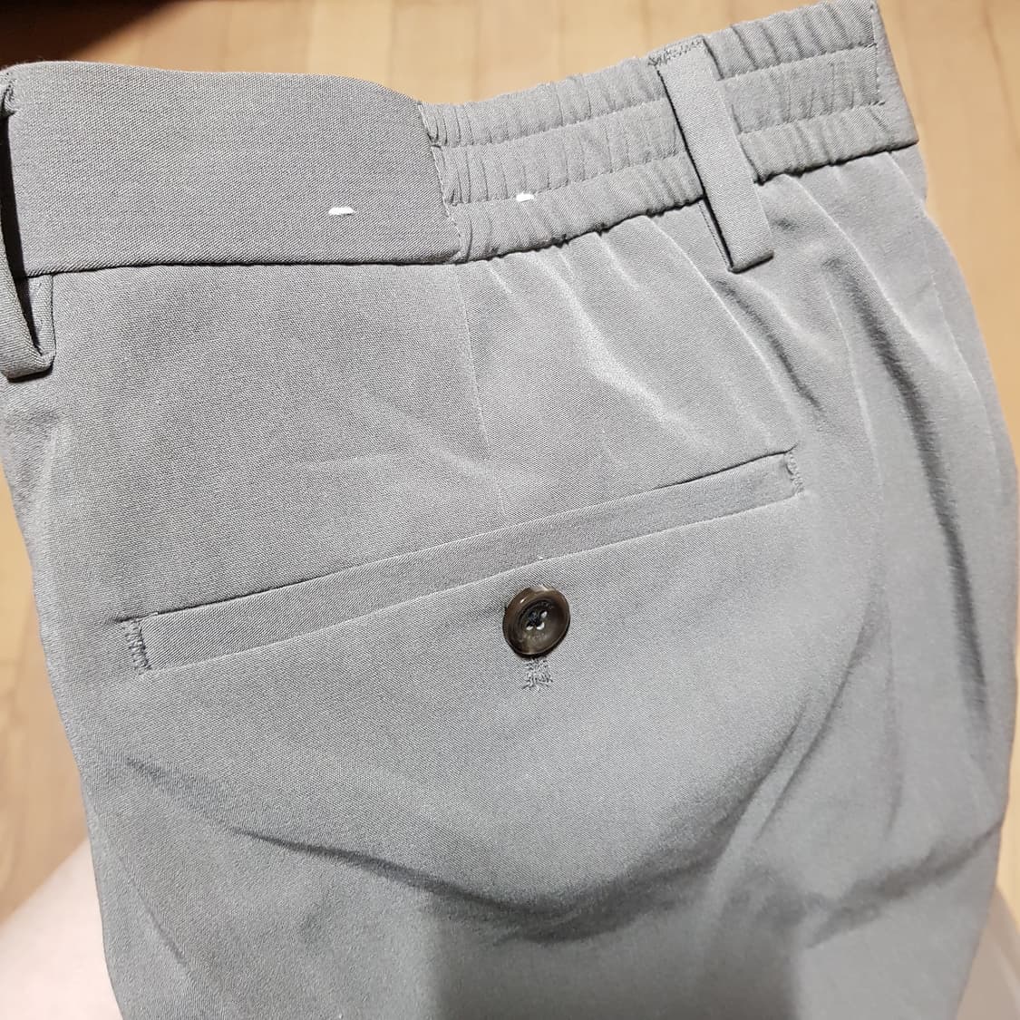 34인치 / 미사용 / 올젠 반밴딩 봄 슬랙스팬츠/와421-3433 상품이미지3