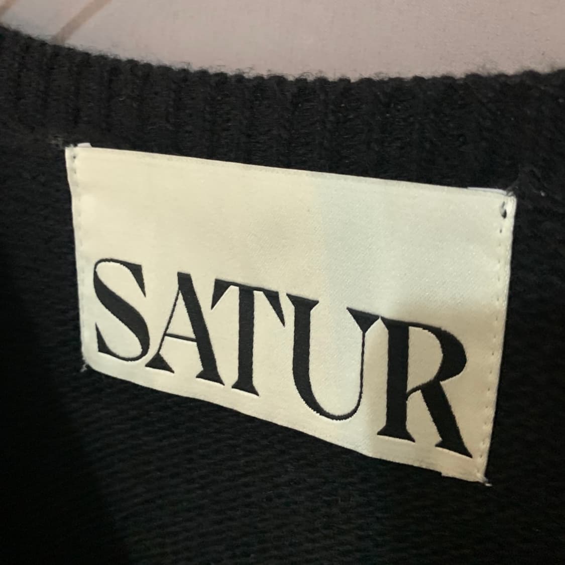 L SATUR 세터 23 더블린 언발란스 캐시미어 블렌드 니트 상품이미지7