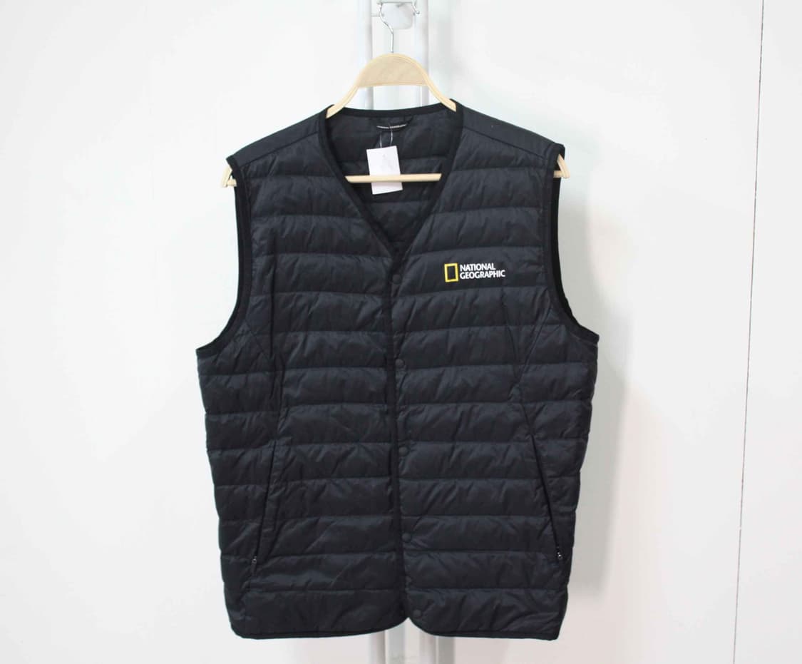 W-3462/네셔널지오그래픽 정품 남성용 거위털 패딩 조끼 105 상품이미지1