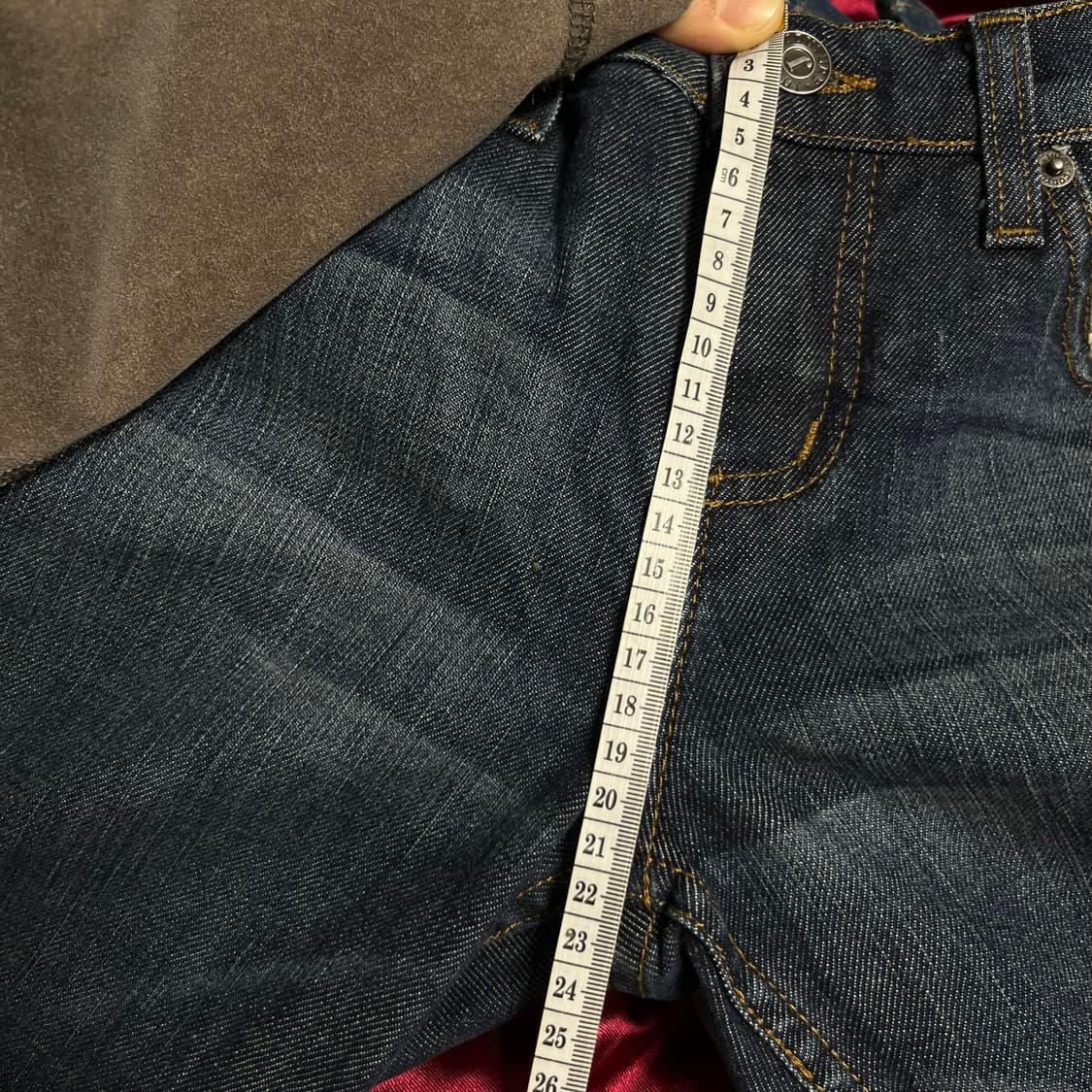 쥬시 꾸뛰르 부츠컷 데님 진청 27 상품이미지5