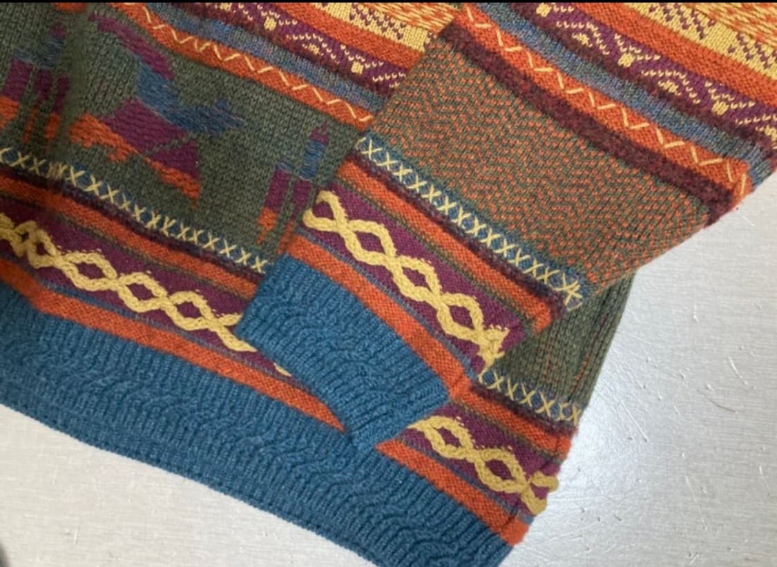 💥대장급/우주매물💥뉴질랜드 빈티지 반집업 니트/snowy peak 상품이미지2