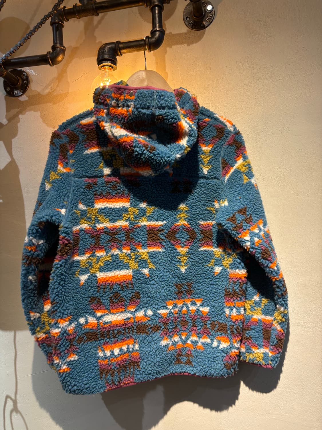 Titicaca 에스닉 패턴 쉐르파 플리스 후드 집업  상품이미지5