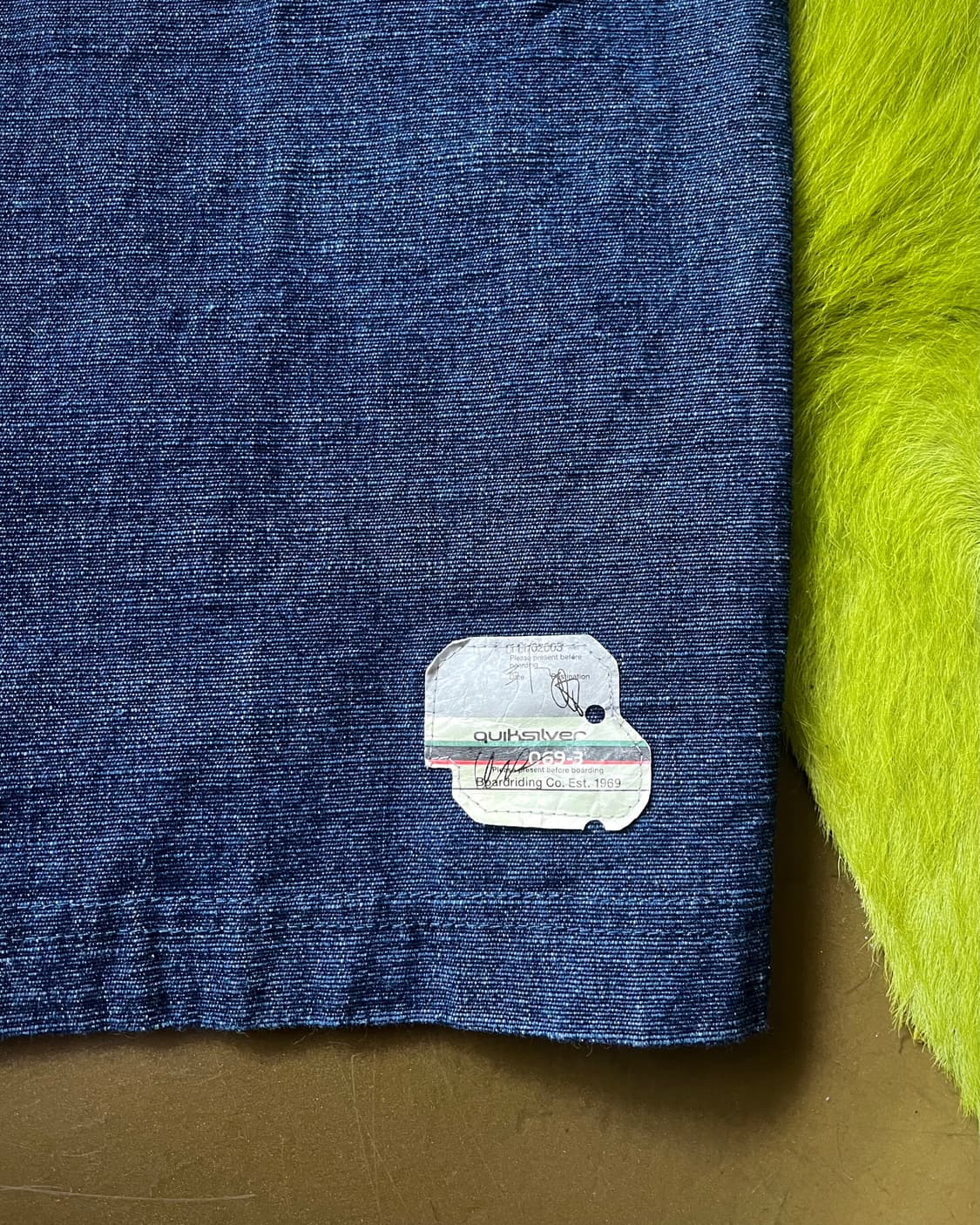 1980s Quiksilver 1/2 Indigo Denim Top 상품이미지7