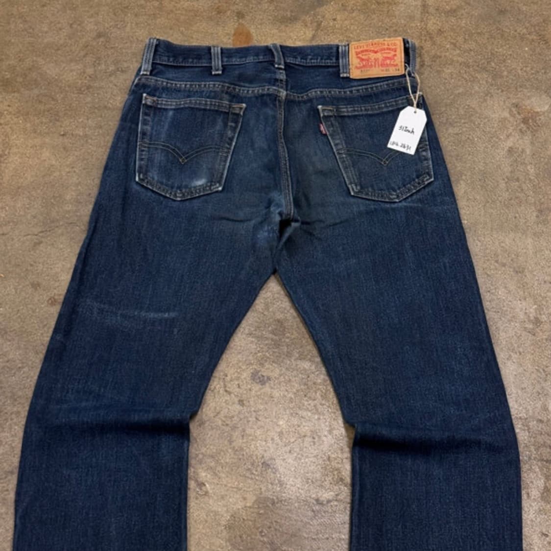 (31) 리바이스 517 부츠컷 데님 진청 워싱 상품이미지5