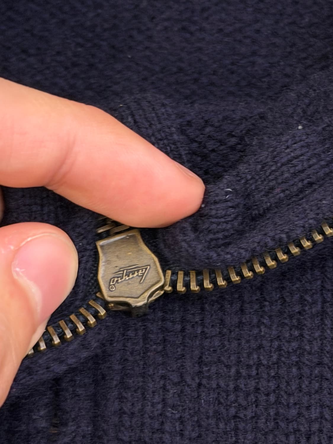 새상품급) 폴로 빅포니 치프키프 반집업 램스울 니트 상품이미지5