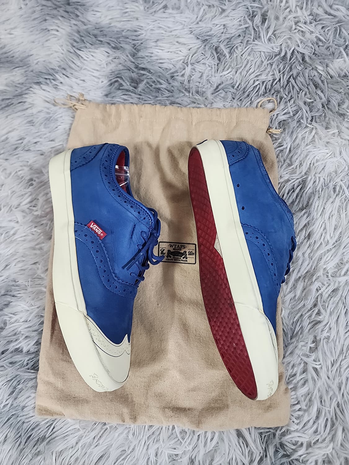 WTAPS x Vans 스웨이드 블루 윙팁 스니커즈 상품이미지2