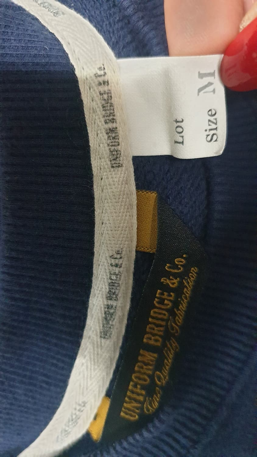 유니폼브릿지 1960 맨투맨 M 네이비+회색 상품이미지5