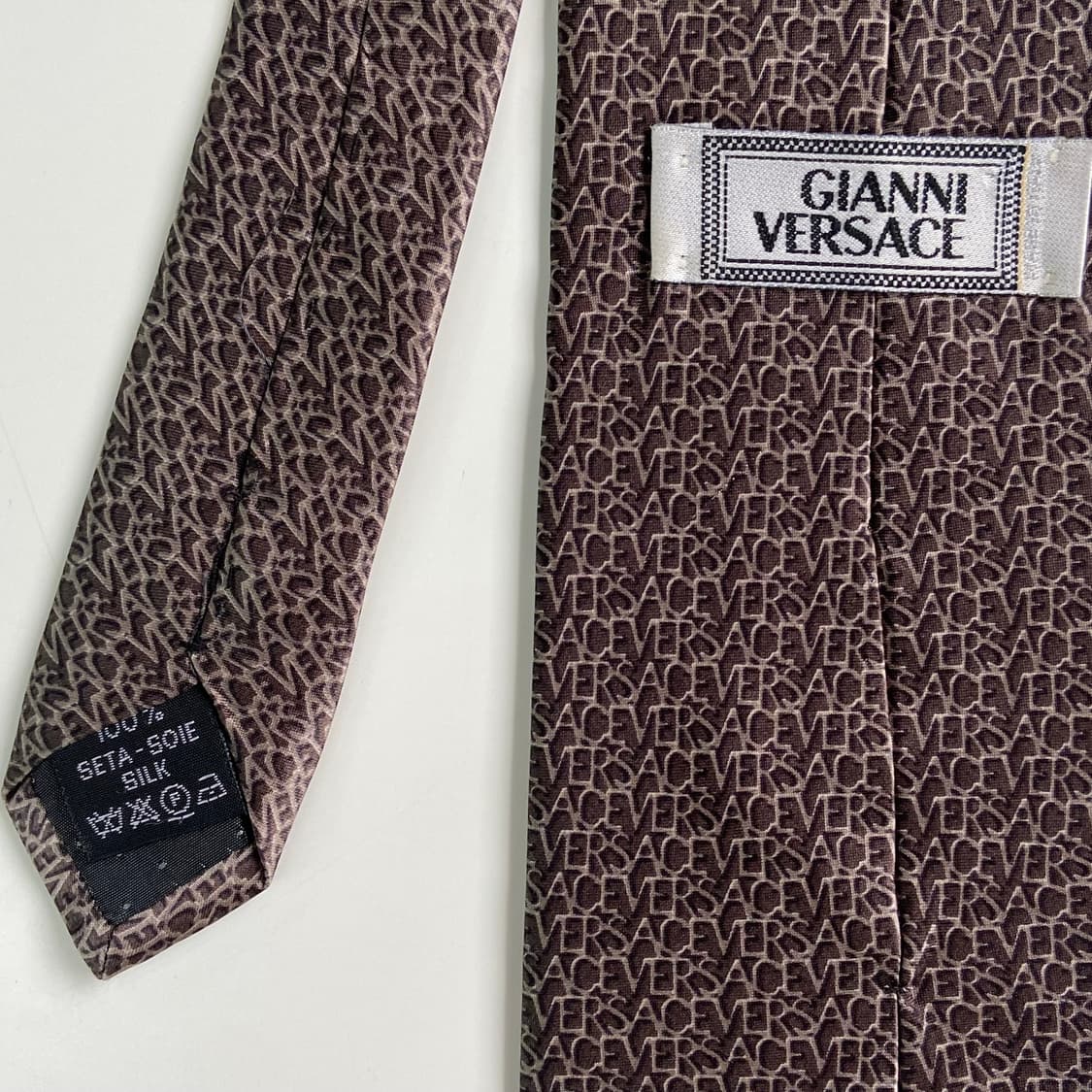 Gianni Versace 베르사체 모노그램 정품 명품넥타이 상품이미지6