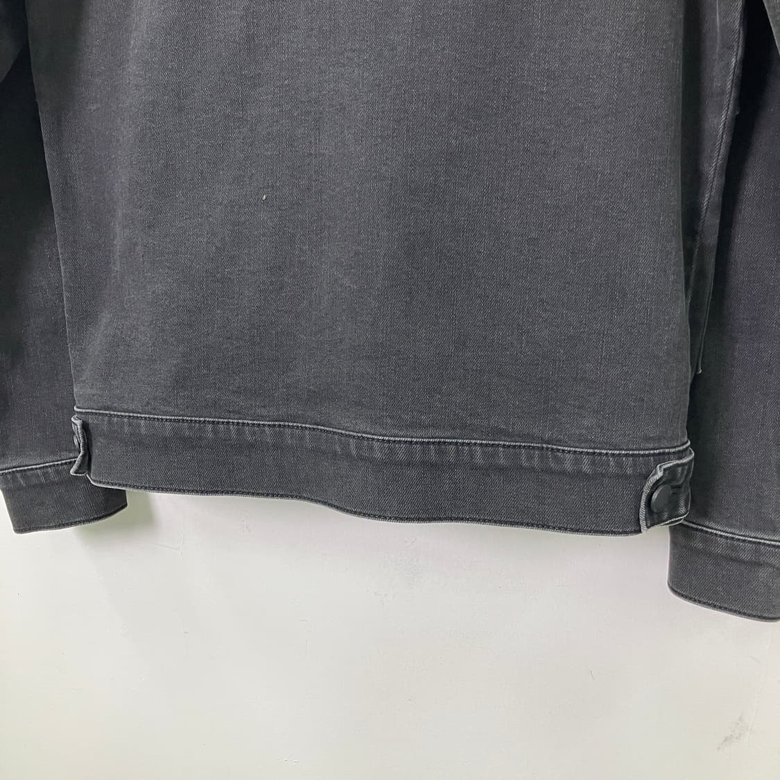 올세인츠 셰르파 칼라 블랙 데님 자켓 36 상품이미지8