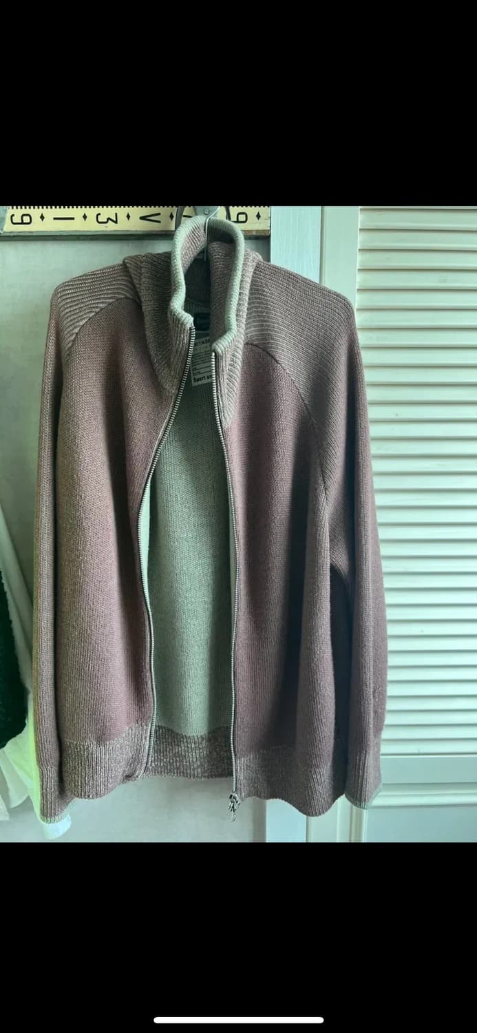 헤리티지플로스 집업니트 가디건 L 상품이미지1