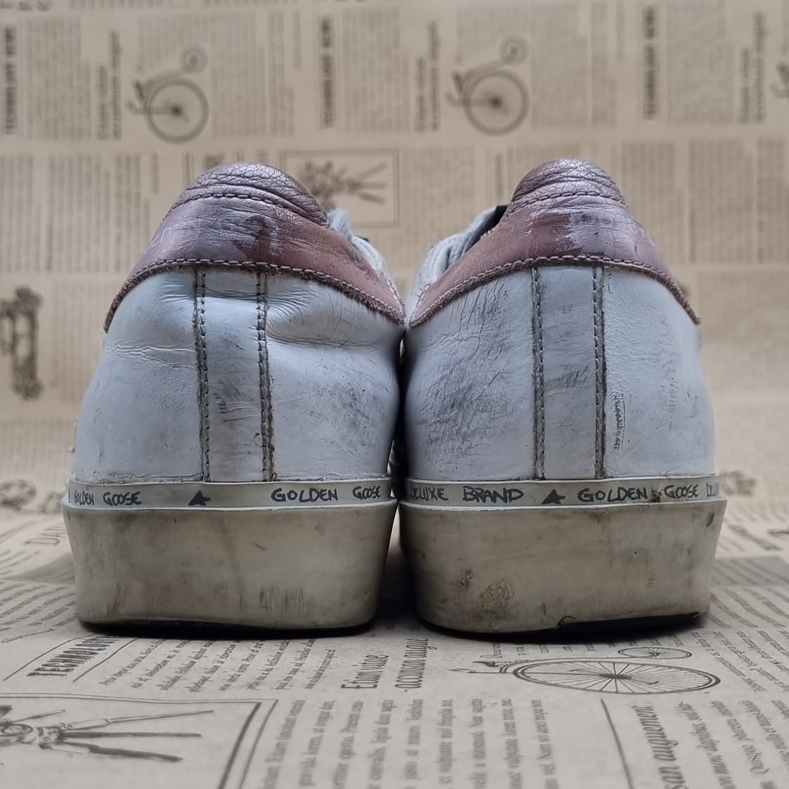 골든구스 화이트 스니커즈 글리터 37 240 상품이미지4