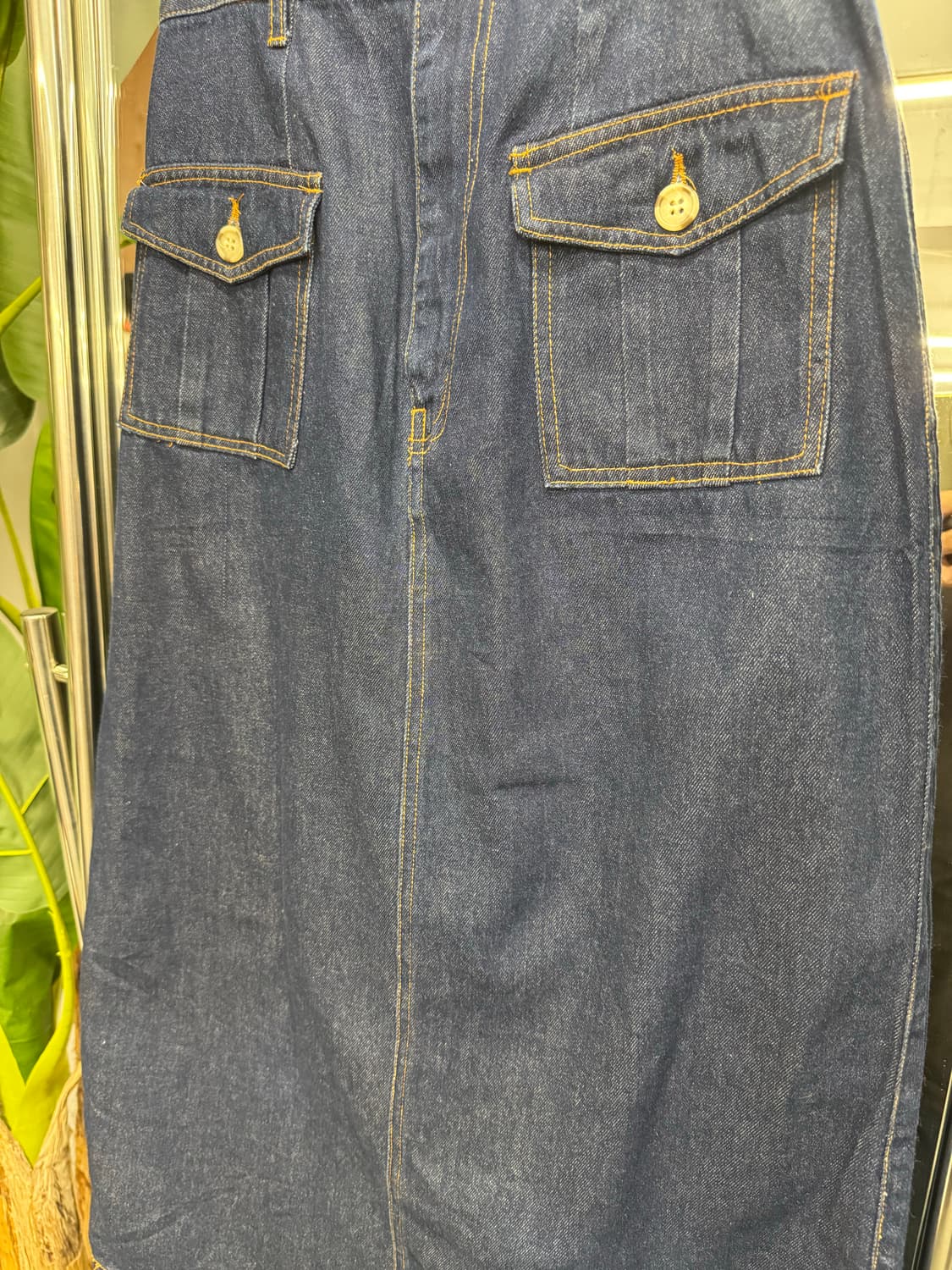japanese vintage 데님스커트 상품이미지2