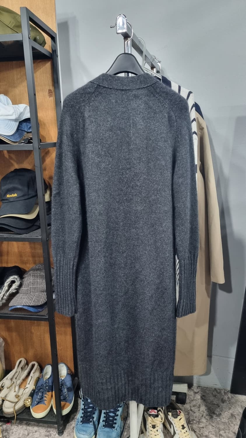 헤지스 hazzys 여성 롱 가디건 모 너구리 (호칭85-160)상태좋음 상품이미지2