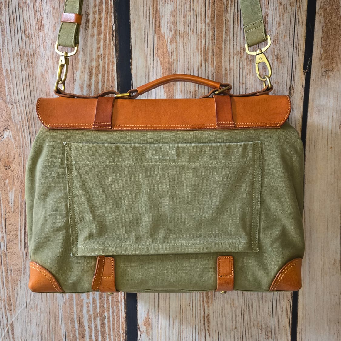 캔버스 새들레더 숄더백 크로스백 상품이미지6