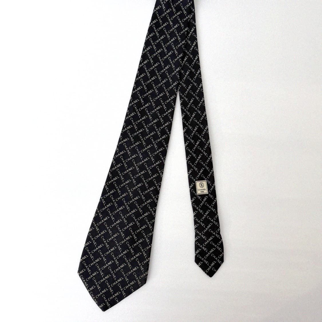 샤넬 빈티지 넥타이 (CHNEL 폰트 로고) 상품이미지4