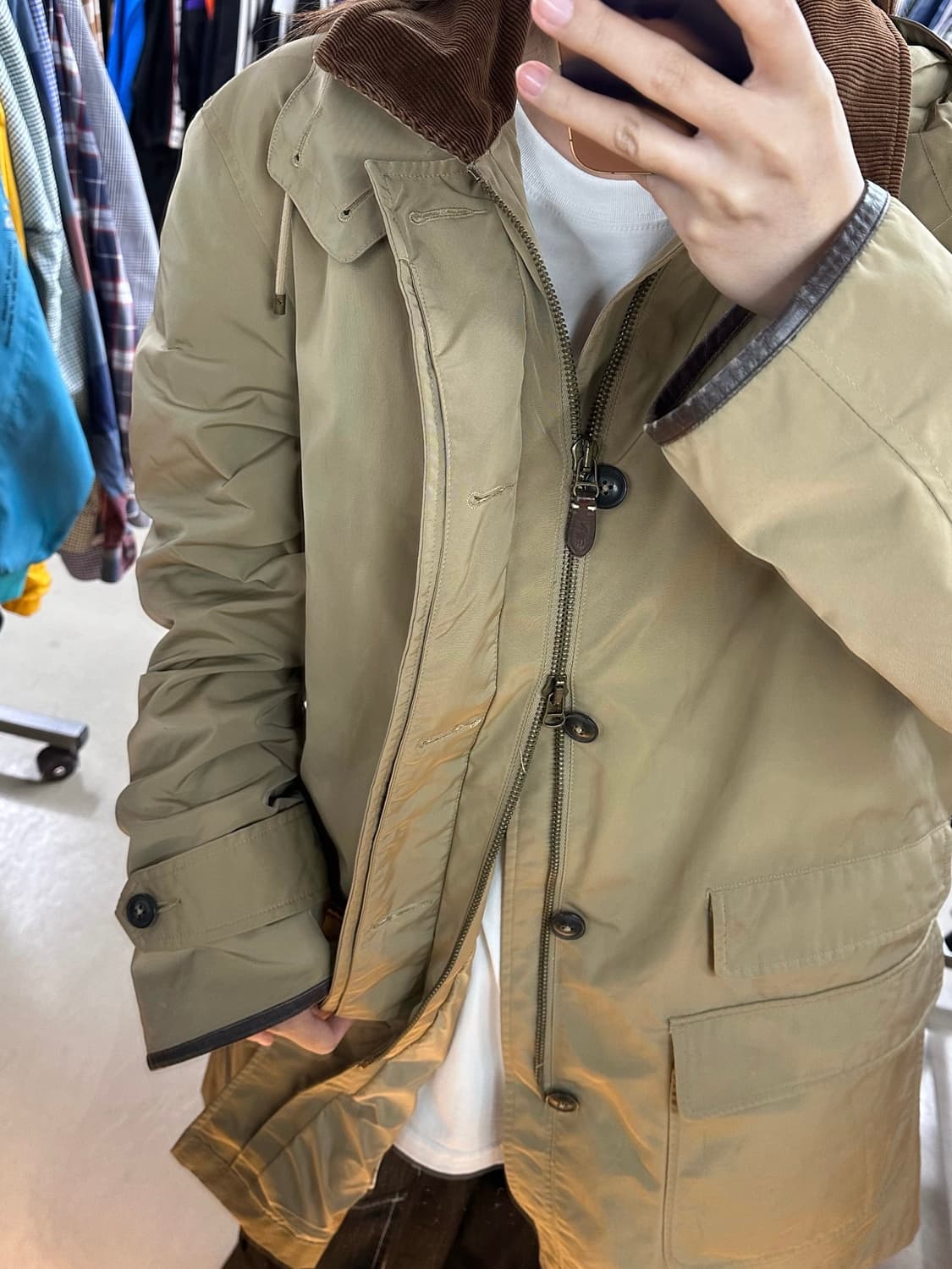 폴로 베이지 후드 자켓 상품이미지4