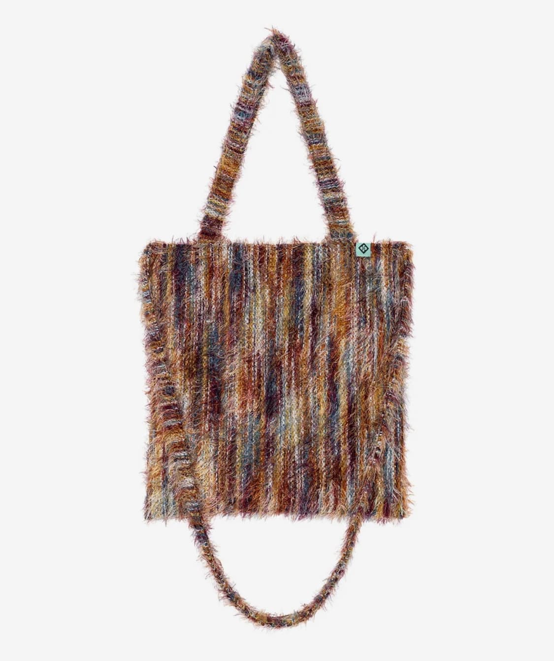 헤레틱 KNIT STRIPE TOTE BAG / orange 상품이미지1