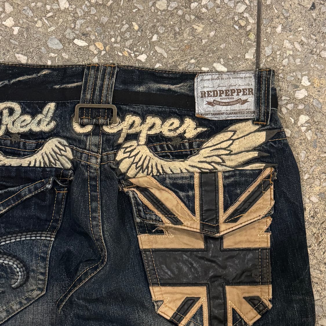 레드 페퍼 빈티지 펑크 데님팬츠 상품이미지4