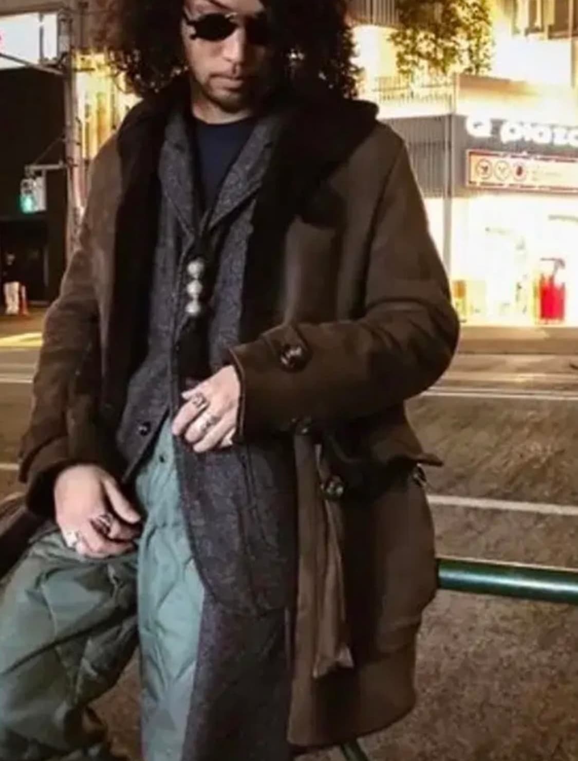 니들스 무스탕 코트 (정가 약28만엔) 상품이미지1