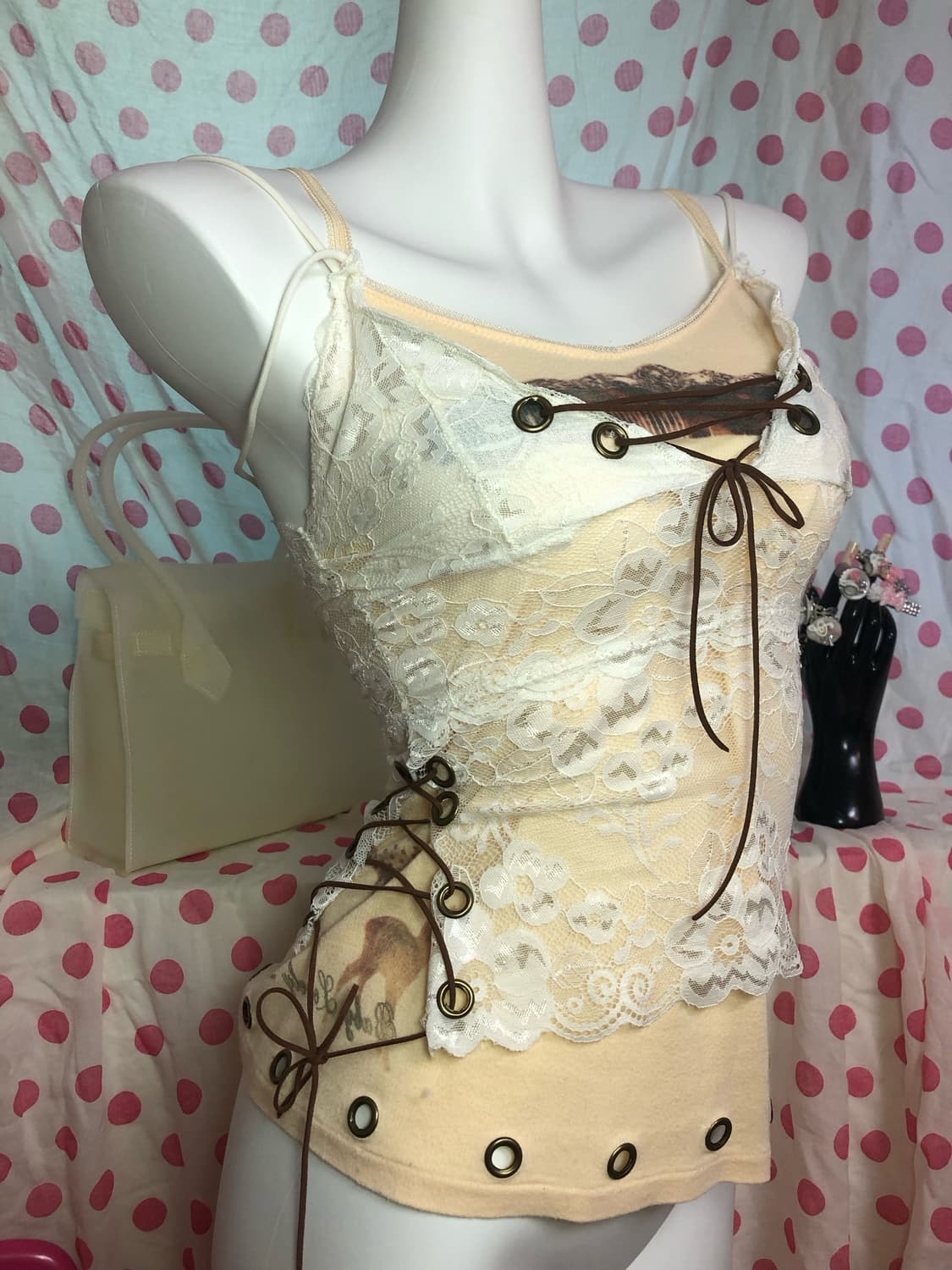 eyelet ethnic sleeveless 상품이미지3