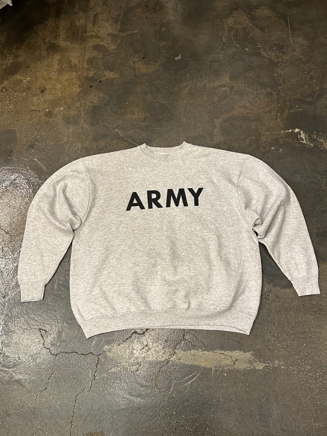 90s made in usa US ARMY 맨투맨 스웻셔츠 XL 상품이미지1