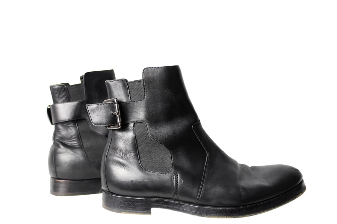 Pierre Hardy Black Leather Strap Boots 상품이미지6